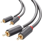 Кабель Ugreen 2 x RCA - 2 x RCA 2 м Black (6957303815180)