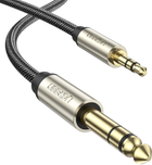 Kabel Ugreen mini-jack 3.5 mm - TRS 5 m Grey (6957303816309) - obraz 1