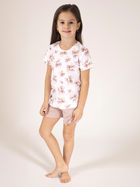 Дитяча літня піжама для дівчинки Nicol 203037 134 см Різнокольорова (5905601024392) - зображення 1