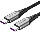 Kabel Vention USB Type-C - USB Type-C 2 m Grey (6922794751071) - obraz 1