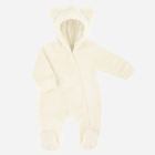 Pajacyk niemowlęcy ciepły polarowy dla dziewczynki Nicol 203271 62 cm Beżowy (5905601026372) - obraz 1