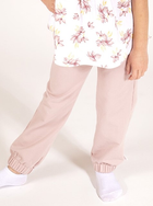 Młodzieżowe spodnie dresowe dla dziewczynki Nicol 203276 140 cm Beżowe (5905601026938) - obraz 1
