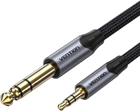 Kabel audio Vention 3.5 mm - 6.35 mm 1 m Grey (6922794756502) - obraz 1