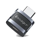Адаптер ESSAGER Xuankong OTG Micro Female to Type-C male USB 3.0 Adaptor Grey (EZJMC-XL01)