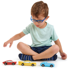 Zestaw samochodów Tender Leaf Toys Leaf Toys Wooden Retro Cars 3 szt (0191856083535) - obraz 3