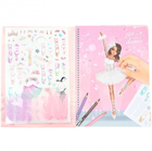 Книжка-розмальовка Depesche TOPModel Ballerina з наклейками (4010070631413) - зображення 2