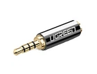 Переходник UGREEN аудио 2.5 mm штекер to 3.5 mm разъем Black (20501)