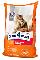 Сухой корм Club 4 Premium Hairball Control