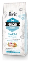 Сухий корм Brit Fresh Muscle&Joints для дорослих собак великих порід з рибою і гарбузом