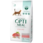 Сухой корм для кошек Optimeal Adult Cat Sterilised Beef & Sorghum с говядиной и сорго для стерилизованных