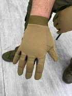 Тактичні рукавички розмір tan cayot XL - зображення 2