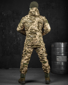 Зимовий тактичний костюм софтшел піксель jumper подвійний фліс M - зображення 9