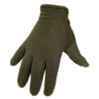Перчатки зимние на искусственном меху цвет олива M - изображение 1