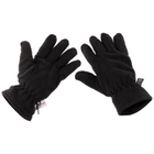Перчатки флисовые MFH Fleece Thinsulate Черные XL - изображение 1