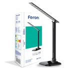 Настольная лампа светодиодная&nbsp;Feron DE1725 9 W 4000K&nbsp;черная