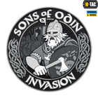 M-Tac нашивка Sons of Odin 3D PVC Black/Grey - зображення 1
