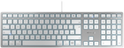 Klawiatura przewodowa Cherry KC 6000C USB-C QWERTZ Silver (JK-1620DE-1)