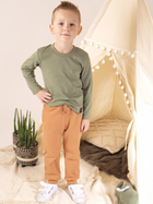 Дитяча футболка з довгими рукавами для хлопчика Nicol 206140 80 см Зелена (5905601018513) - зображення 2