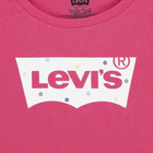Koszulka dziecięca dla dziewczynki Levis 3EK418-AGW 116 cm (6A) Różowa (3666643070625) - obraz 3