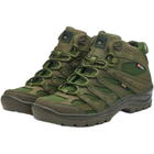 Берці демісезонні тактичні черевики PAV 507 олива хакі шкіряні з мембраною Winterfrost 46 - зображення 1