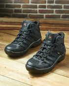 Берці літні тактичні черевики PAV 507 чорні шкіряні сітка Fee Air 40 - зображення 9