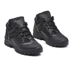 Тактические кроссовки демисезонные PAV 101 черные кожаные с мембраной 45 - изображение 6