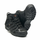 Берці літні тактичні черевики PAV 507 чорні шкіряні сітка Fee Air 46 - зображення 5