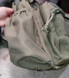 Тиктична нагрудна сумка через плече олива - зображення 10