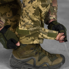 Тактичні чоловічі Штани з відсіками для наколінників / Міцні Брюки ріп-стоп піксель розмір S - зображення 8
