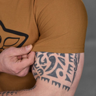 Мужская потоотводящая футболка с принтом "Йода" Coolmax койот размер L - изображение 4