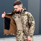 Чоловіча Куртка "Cans" Софтшелл на тонкому флісі з липучками для шевронів піксель розмір S - зображення 8