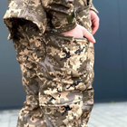 Чоловіча Водовідштовхувальна Форма "Cans" Софтшелл на флісі Куртка з капюшоном + Штани піксель розмір XL - зображення 6
