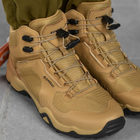 Мужские ботинки Combat Cordura с мембранной Waterproof койот размер 40 - изображение 3