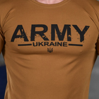 Мужская потоотводящая футболка Army Coolmax койот размер S - изображение 5