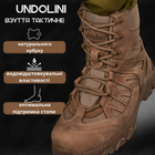 Мужские нубуковые ботинки с вставками Cordura / Зимние берцы TM Undolini "Crazy" Air-Tex койот размер 40 - изображение 2