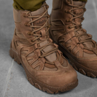 Мужские нубуковые ботинки с вставками Cordura / Зимние берцы TM Undolini "Crazy" Air-Tex койот размер 40 - изображение 3
