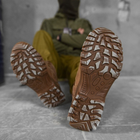Мужские нубуковые ботинки с вставками Cordura / Зимние берцы TM Undolini "Crazy" Air-Tex койот размер 40 - изображение 5