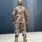 Мужская Водоотталкивающая Форма "Cans" Софтшелл на флисе Куртка с капюшоном + Брюки пиксель размер S - изображение 2