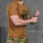 Мужская потоотводящая футболка Coolmax с принтом "Пехота" койот размер M - изображение 3