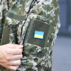 Мужская Куртка Soft Shell со съемным капюшоном + Подарок Шеврон "Флаг Украины" пиксель размер S - изображение 6