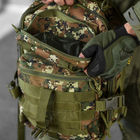 Однолямковий рюкзак 18 л з кріпленням Molle / Вологозахищена сумка зелений піксель - зображення 8