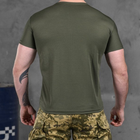 Чоловіча потовідвідна футболка Army Coolmax олива розмір 2XL - зображення 4