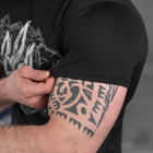 Потовідвідна чоловіча футболка Odin Coolmax із принтом "Coat of arms" чорна розмір L - зображення 5