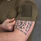 Мужская футболка Coolpass олива размер 3XL - изображение 6