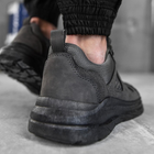 Мужские кроссовки "Specter" из пресскожи серые размер 45 - изображение 4