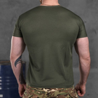 Потоотводящая мужская футболка Coolmax с принтом "Сoлдaт" олива размер S - изображение 4
