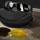Захисні окуляри Daisy X7 з 4 змінними лінзами та чохлом чорні розмір універсальний - зображення 6