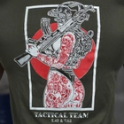 Потоотводящая мужская футболка Odin Coolmax с принтом "Skull" олива размер M - изображение 6