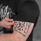 Потовідвідна чоловіча футболка Odin Coolmax із принтом "Coat of arms" чорна розмір 3XL - зображення 5