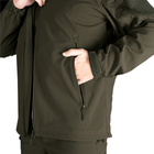 Мужской костюм Удлиненная Куртка + Брюки на флисе / Демисезонный Комплект SoftShell 2.0 олива размер 3XL - изображение 7